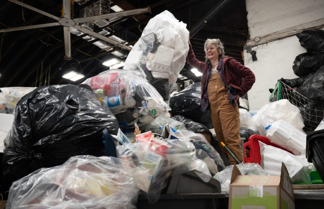 Recycling at Rabbit Recycle.