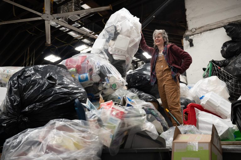 Recycling at Rabbit Recycle.