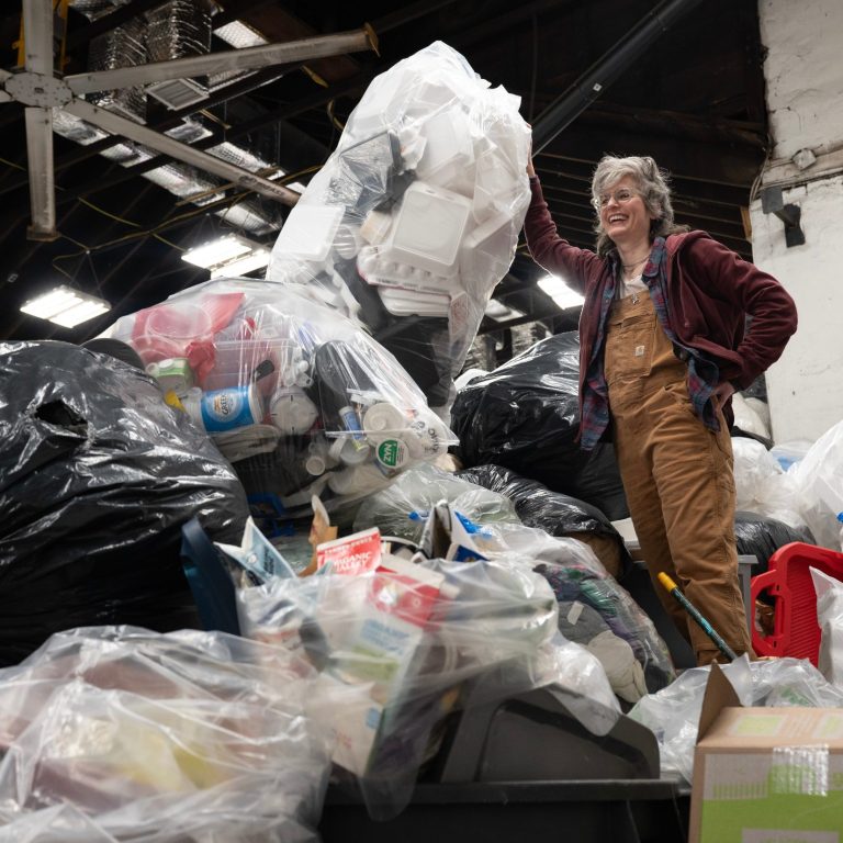 Recycling at Rabbit Recycle.