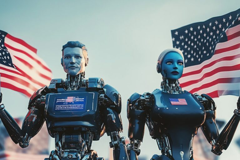 AI generated image of elected official bots