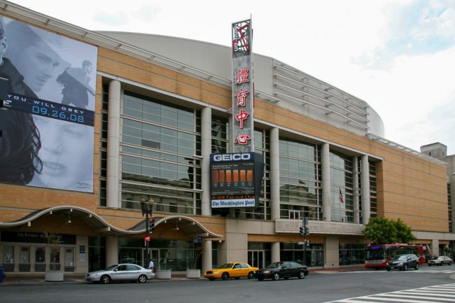 Home of the NHL’s Washington Capitals and NBA’s Washington Wizards in D.C. as seen in 2008