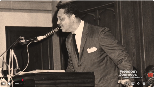 Rev. Leon H. Sullivan. Still image from video by WURD.
