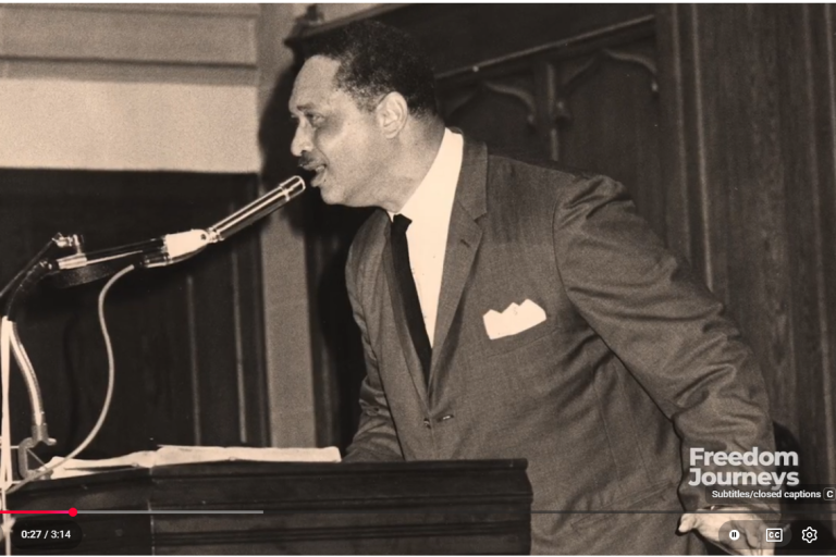 Rev. Leon H. Sullivan. Still image from video by WURD.