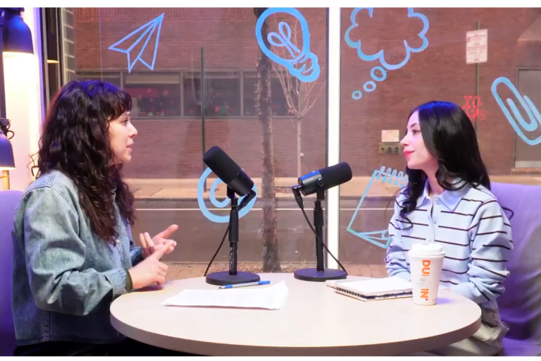 Jordana Rubenstein and Nemesis Mora talk during an episode of Philly Unpacked from PhillyCAM.