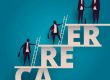 A stock image representing career ladder.