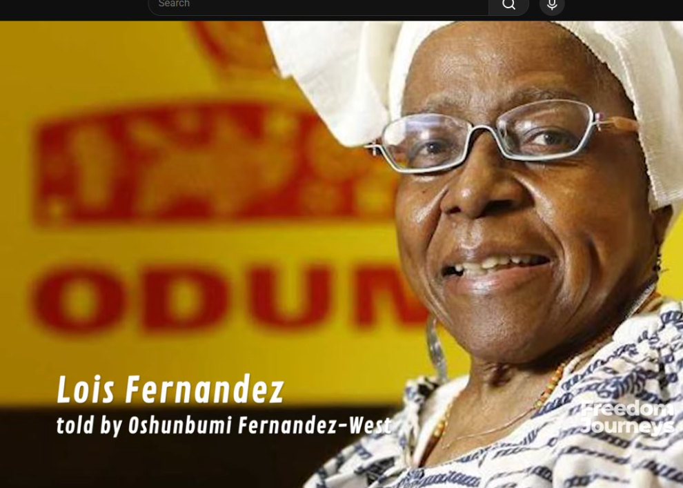 A photo of Lois Fernandez, the founder of Philadelphia's Odunde Festival.
