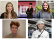 A photo collage of the five students in the PJC Reporting Corps in fall 2026.